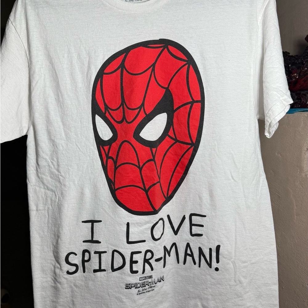 Marvel White and Red Spider-Man Kids Shirt